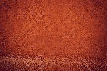 Fototapete - Brown Leather Texture Background simple surface used us backdrop products design