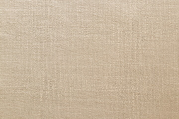 Wall Mural - Brown linen fabric cloth texture background, seamless pattern of natural textile.