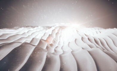 Poster - Abstract digital wave background.