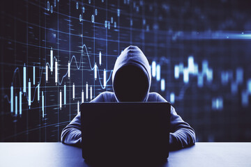 Poster - Hacker using laptop
