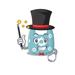 Sticker - A gorgeous smart Magician of baby apron cartoon design style