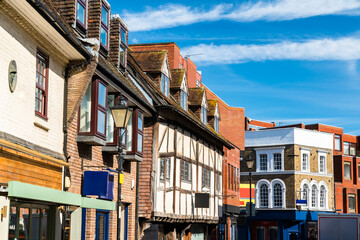 Canvas Print - Traditional houses in Windsor - Berkshire, England, United Kingdom