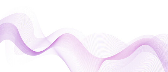 Poster - Abstract pink white wave background. Modern abstract elegant white background with pink sound wave gradient wallpaper digital colorful blurry vector texture smooth glow web map.
