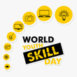 © Labib_Retro - Vector Illustration of World Youth Skill Day
