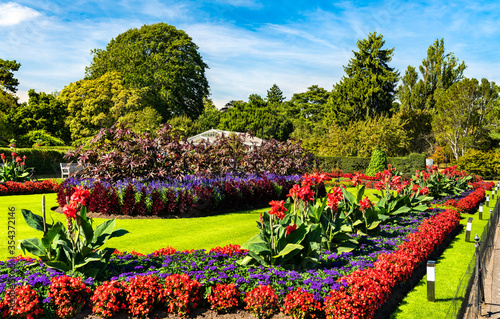Fotografía Flowers at Kew Royal Botanic Gardens in London, England
