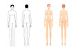 © Vectoressa - Fashion template of standing women.