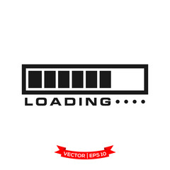 Fototapete - vector progress loading bar, loading icon, loading illustration 