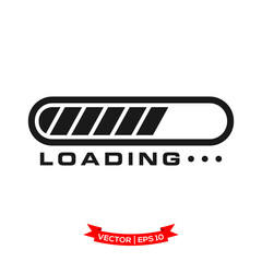 Fototapete - vector progress loading bar, loading icon, loading illustration 