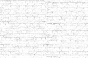  Close up if old white brick wall texture background.