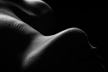 Bodyscape. Dettagli del corpo di una donna