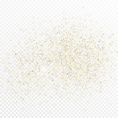 Wall Mural - gold glitter celebratory confetti background