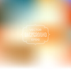 Vector soft blur photographic bokeh background