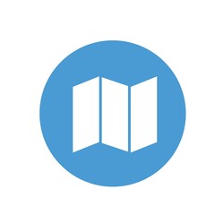 Fototapete - booklet icon magazine