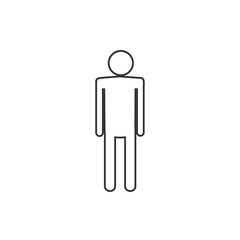 Fototapete - man person vector icon human