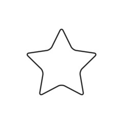 Fototapete - star icon