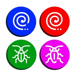 Sticker - repellent icon set