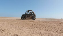 Driving Buggy In Empty Desert,mid-day Sun.1080p Hd,30fps,wide-angle/side View,action Shot.Adrenaline,africa,african,gopro,close Up, Driving Alongside,motor Sport,sandy,off Road,crossing Desert,buggies