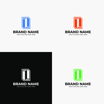 Creative rectangle modern line art style Initial letter o logo design vector template. Professional abstract letter o icon design for company or startup business.