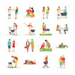 © Vectors Market - Outdoor Couples And Picnic Icons