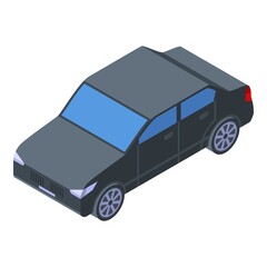 Wall Mural - Car vehicle icon. Isometric of car vehicle vector icon for web design isolated on white background