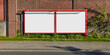 © Robert Kneschke - Plakatwand Werbefläche Mock-Up Template Hintergrund