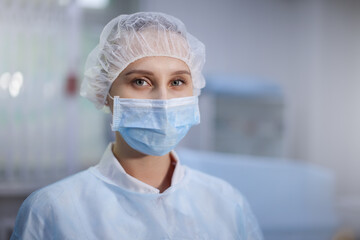 Wall Mural - Surgical nurse portrait.