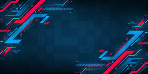 Vector background in the concept of technology.