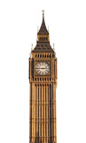 Fototapeta Fototapeta Londyn - Big Ben tower (London, UK) isolated on white background
