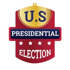 Sticker - USA presidential election label