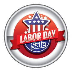 Wall Mural - Labor day sale sticker