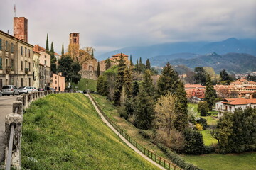 Sticker - bassano del grappa, italien - stadtpanorama