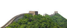 Great Wall Of China Isolated On White Background