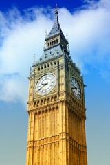 Wall Mural - Big Ben, London. Filtered colors style.