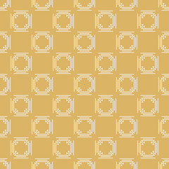 Wall Mural - gold background, simple geometric pattern, seamless wallpaper, vector image