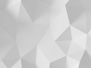 Abstract white polygonal background.