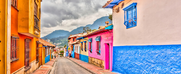 Bogota, La Candelaria district, HDR Image