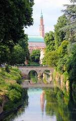 Wall Mural - Famous monument called Basilica Palladiana in Vicenza City in It