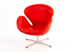 sillón de diseño rojo