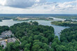 Aerial view of Clemson South Carolina