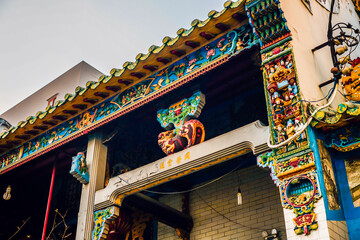 Thien Hau Temple (Hoi quan Quang Trieu pagoda) - One of Vietnamese Chinese temple at Ho Chi Minh City (Saigon), Vietnam