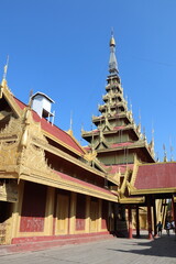 Canvas Print - Palais royal à Mandalay, Myanmar