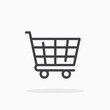 © Oleksandr - Shopping cart icon in line style. Editable stroke.