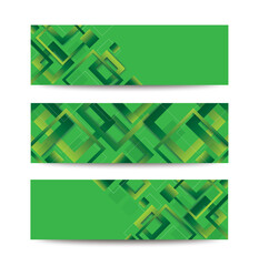 Leinwandbilder - modern green square gradient trendy background vector illustration EPS10