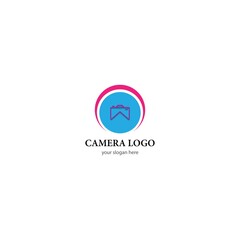 Wall Mural - Camera icon vector logo design