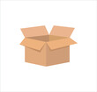 © Suthep - Open flat box vector on white backgorund