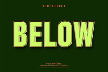 Poster - Abstract 3d text with graphic style design