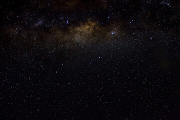 Wall Mural - stars and galaxy outer space sky night universe black starry background of shiny starfield