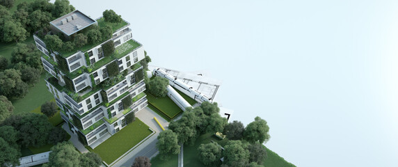 Sustainable apartment building project