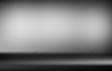 Poster - Black abstract background blurred. empty white light gradient studio room. used for background and display  or montage of your product.