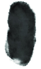 Poster - black ink blotch